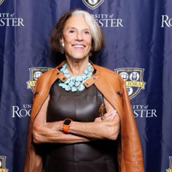 Gwen M. Greene ’65 posing for a photo