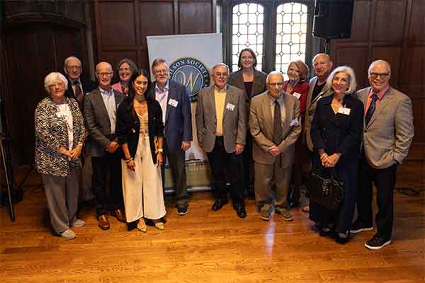 Group photo at Wilson Society luncheon