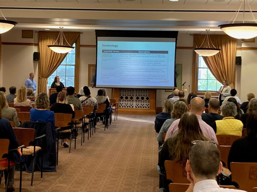 myURHR Demo Days in-person session at Rush Library.