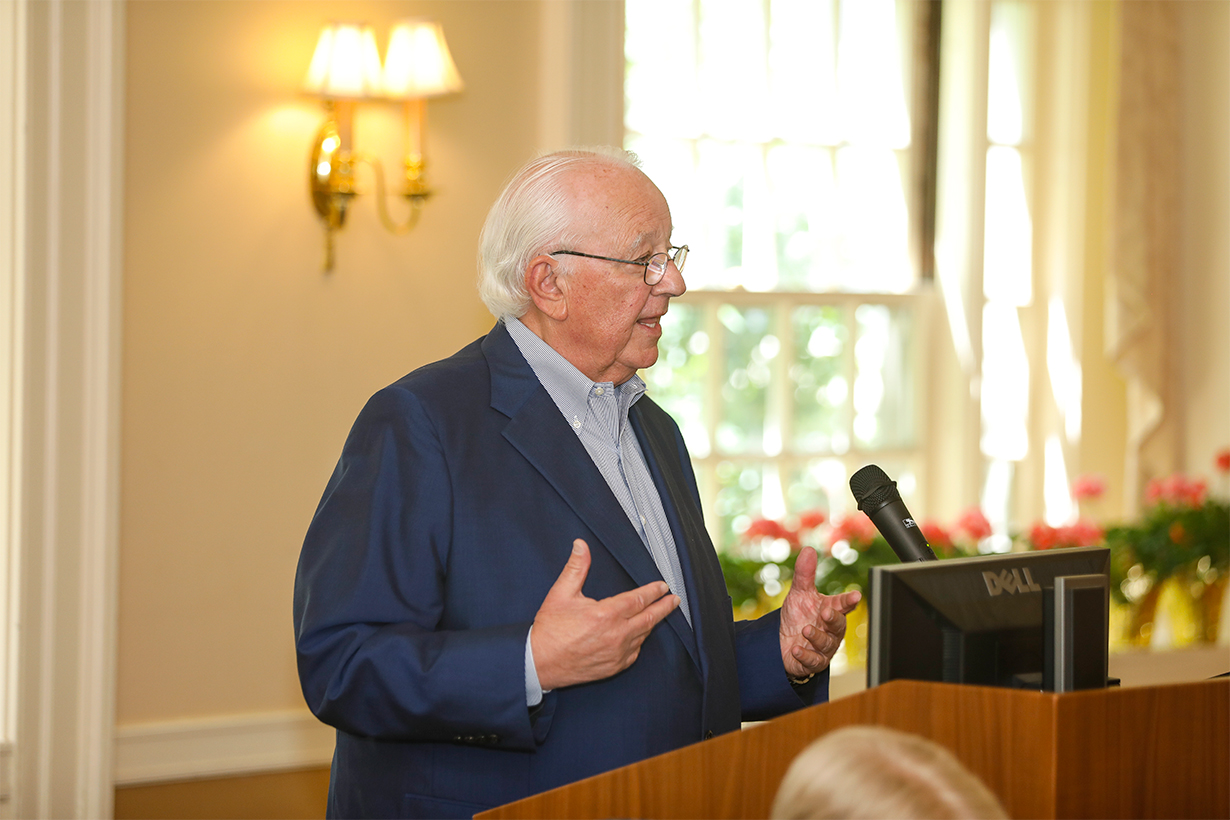 Trustee Tom Richards spoke on behalf of the Board of Trustees and thanked the recipients for their commitment to excellence.