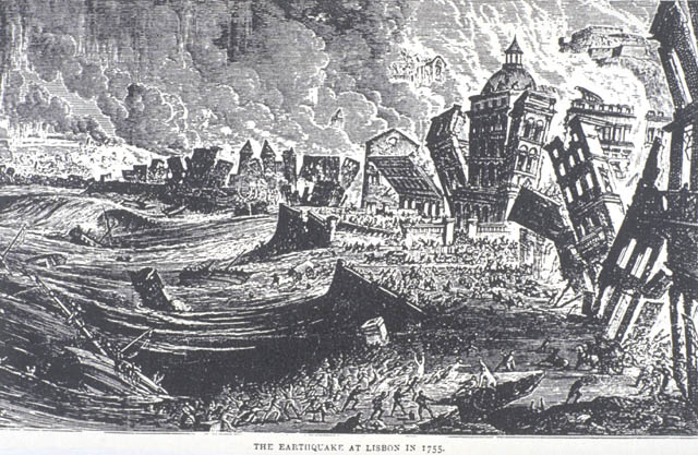 Figure 3. View of the Lisbon earthquake, November 1 st , 1755.