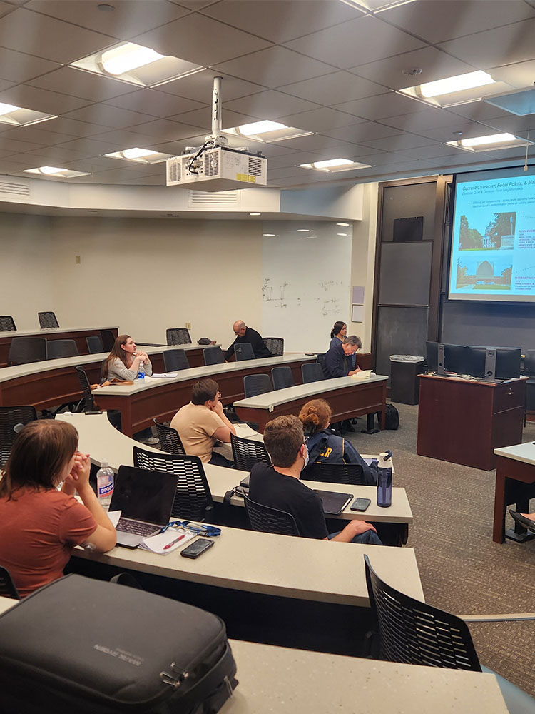 Student volunteers participate in a series of three master plan focus group workshops held across the University on September 25 and 26, 2024.