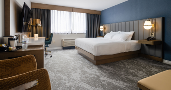 A room at the Strathallen hotel