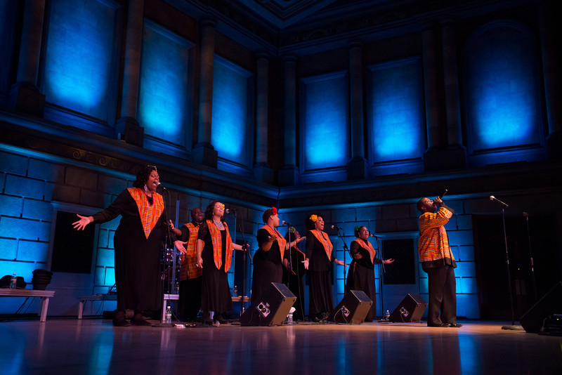 Harlem Gospel Choir performs