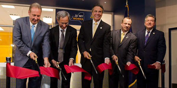 Feature image officials cutting the ribbon