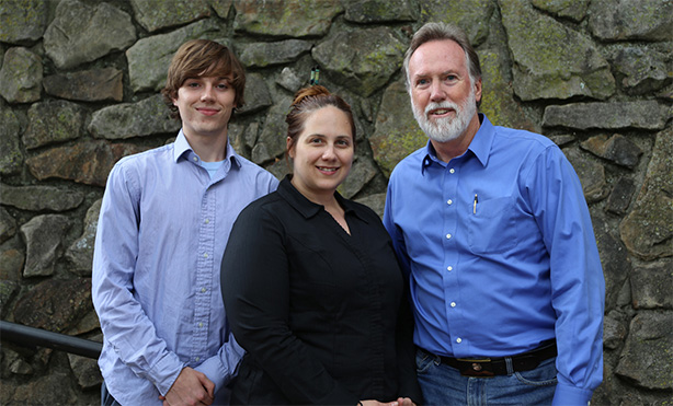 Feature image astrophysicist with two students