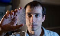 Feature image scientist holding ice