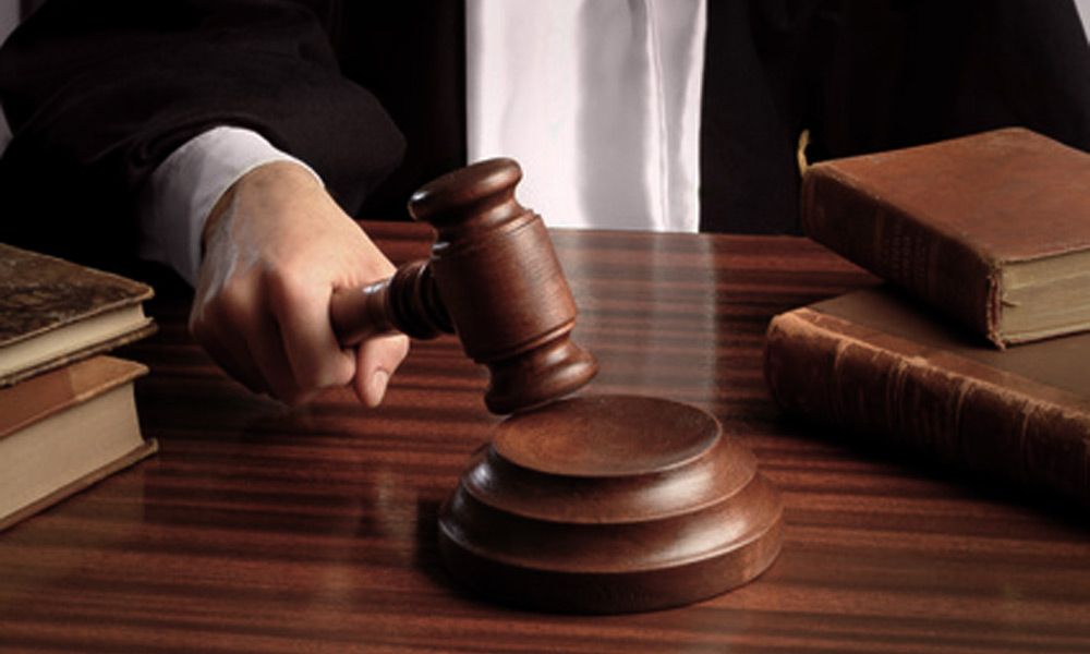 Feature image judge with a gavel