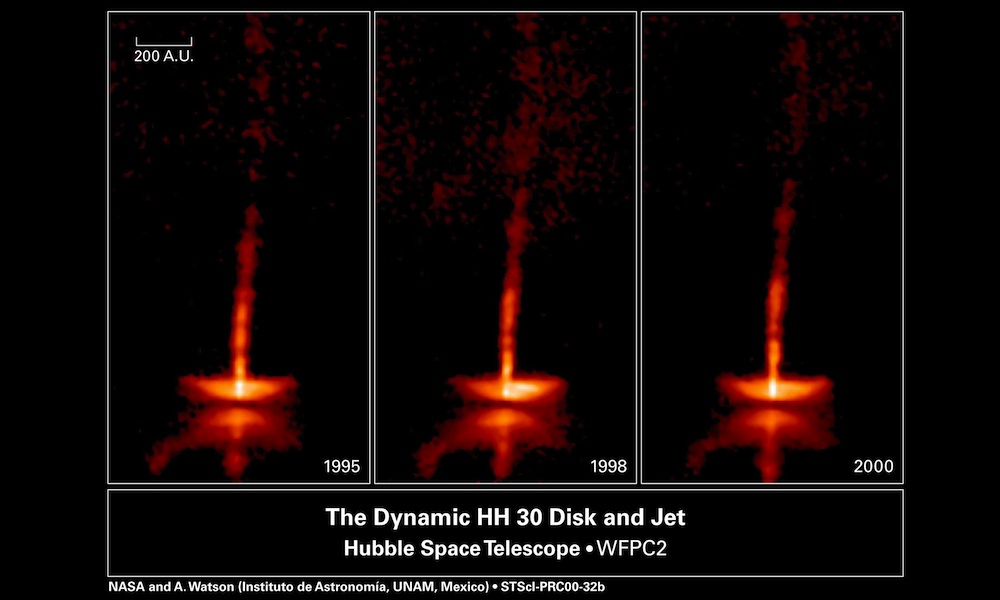 Feature image An example of a collimated jet in space