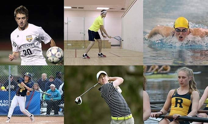 Feature image collage of students doing sports
