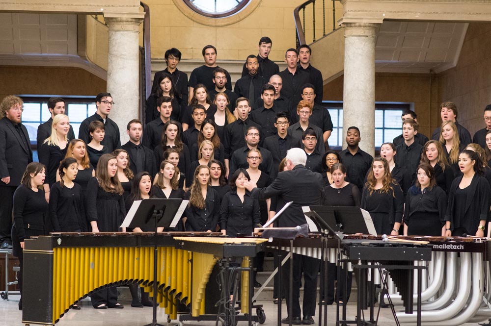 Eastman Chorale at opening ceremony