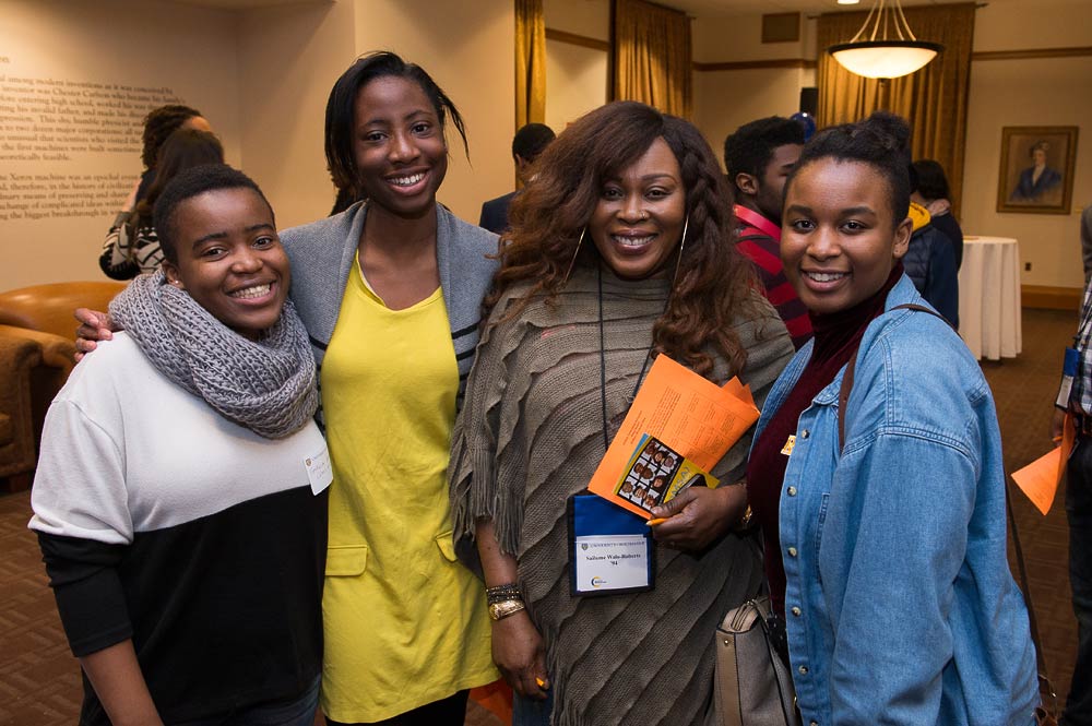 Guests at the OMSA networking reception pose