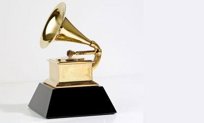 Feature image Grammy award statue.