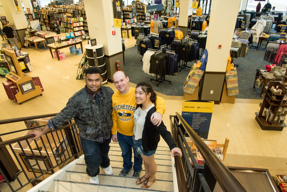 The first floor of Barnes & Noble includes University apparel and gifts. (Photo by Brandon Vick)
