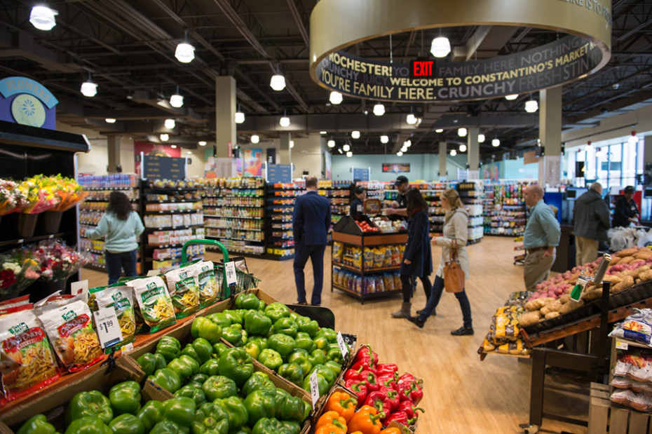 Constantino's Market offers fresh produce, a bakery, household items, and a prepared foods section. (Photo by J. Adam Fenster)