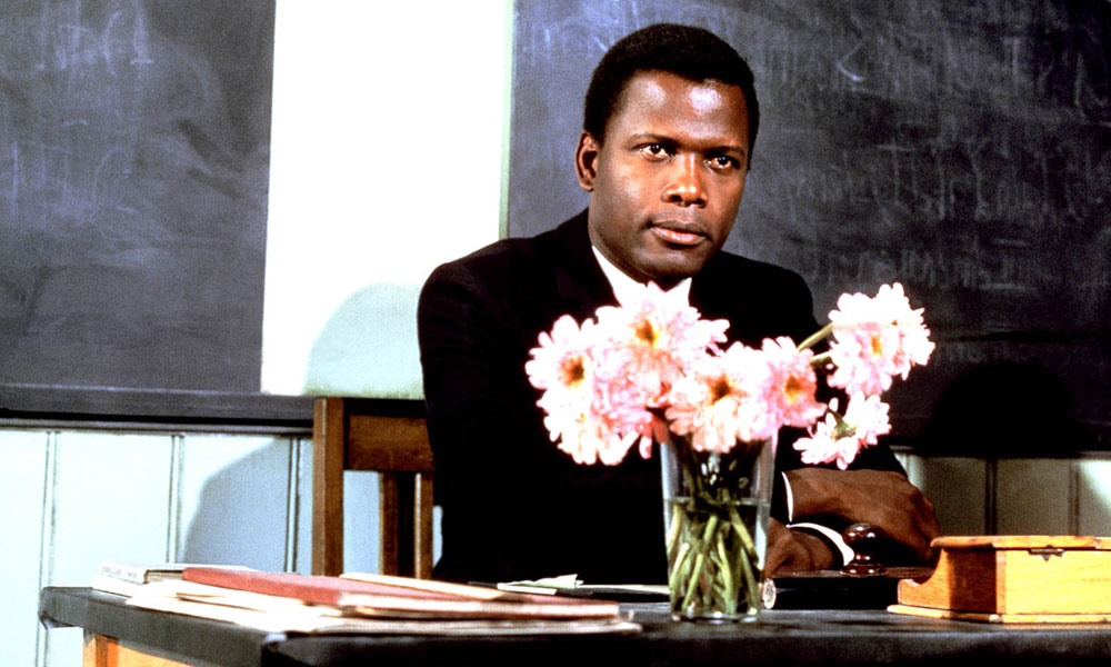 Feature image still of Sidney Poitier in To Sir with Love