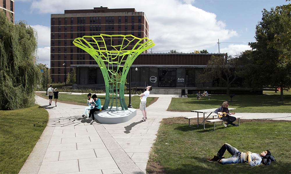 Feature image rendition of sculpture