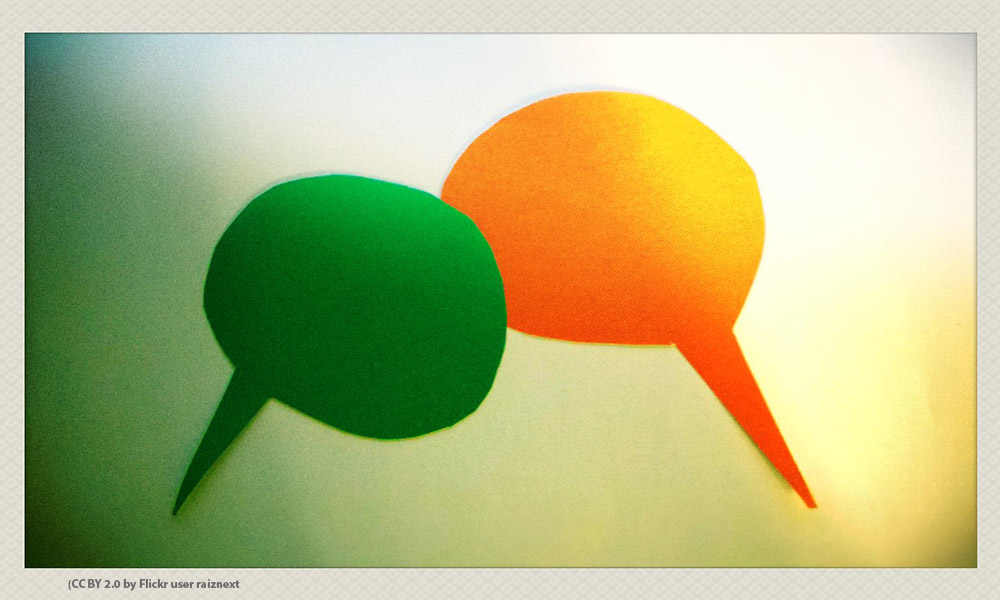 Feature image multi colored speech balloons