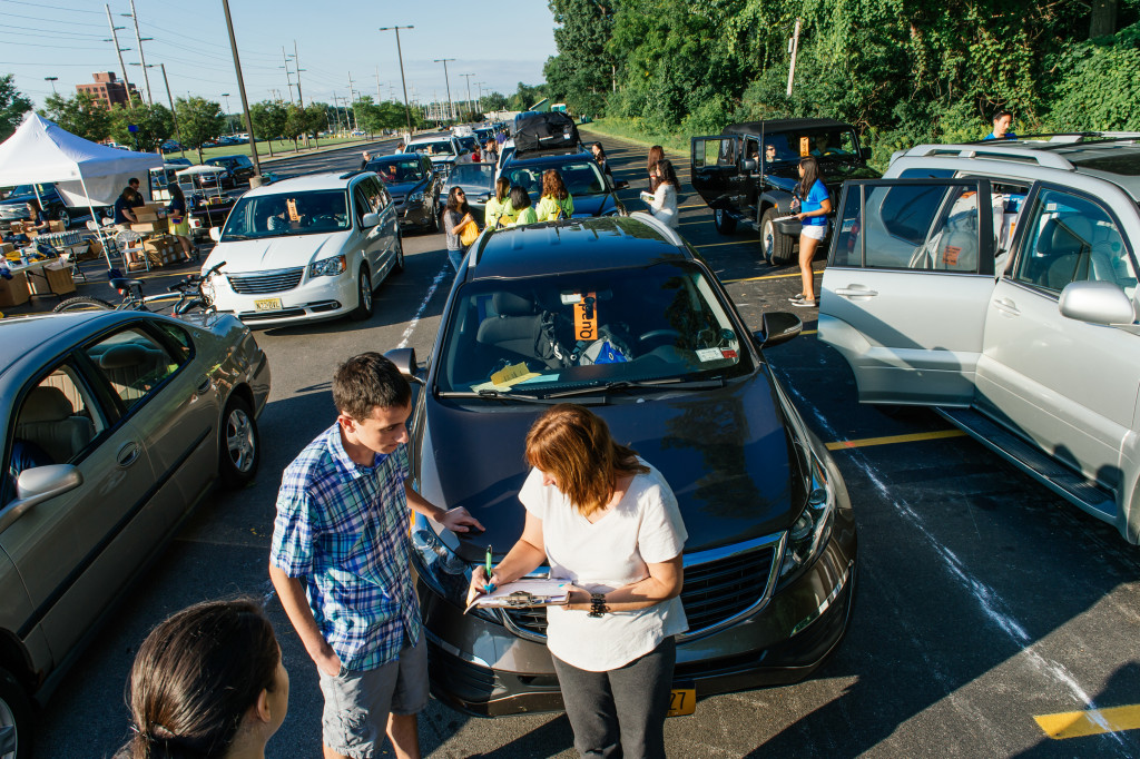 line of cars