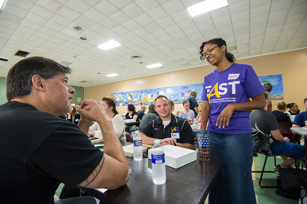 Feature image three teachers talking