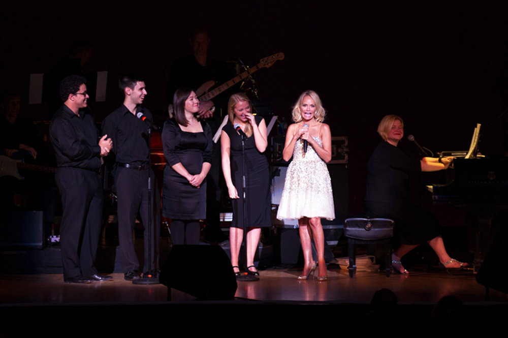 Tony and Emmy Award winner Kristin Chenoweth entertained a full house at Kodak Hall, where she was joined on stage by Eastman students.