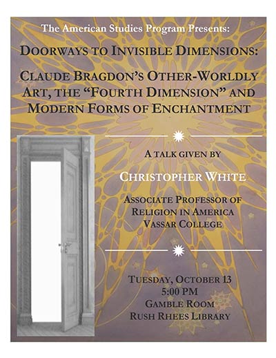 Claude Bragdon poster