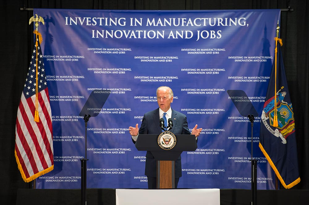 Joe Biden at podium