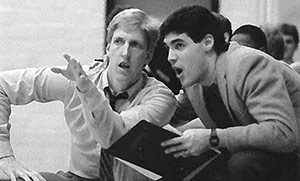 Feature image archival photo of Mike Neer and Jay Wright