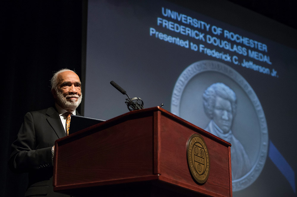Feature image Frederick Jefferson speaks at the podium