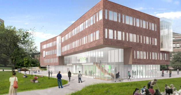 artist rendering of Wegmans Hall