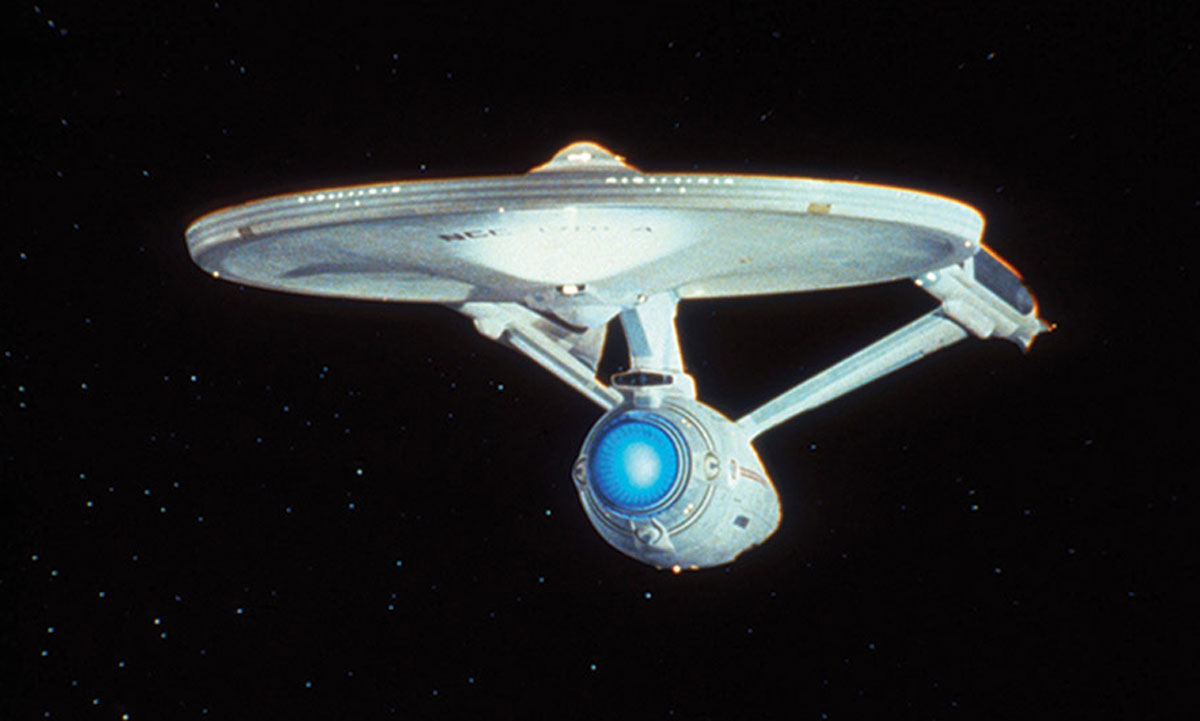 image of model of star trek's enterprise for story about Rochester's connections to the series