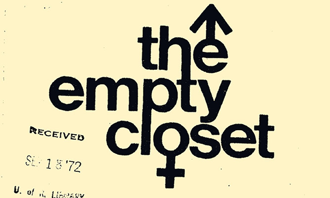 Feature image masthead from The Empty Closet newspaper