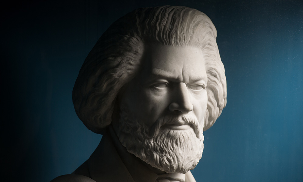 bust of Frederick Douglass