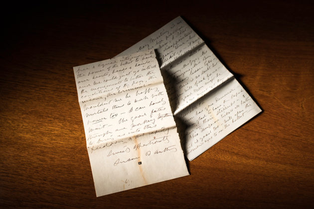 handwritten letter