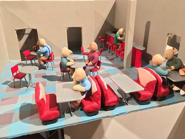 clay models of people