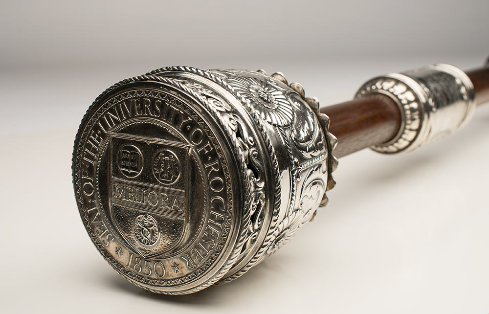 closeup of the ceremonial mace