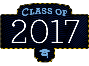 graphic reads CLASS OF 2017