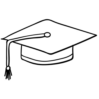 icon of graduation cap