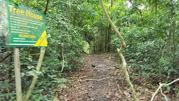 entrance sign to a park and hiking trail