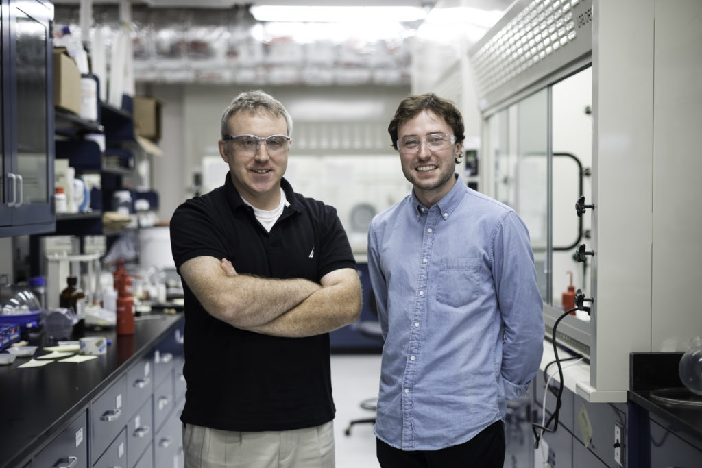 two men in a lab 