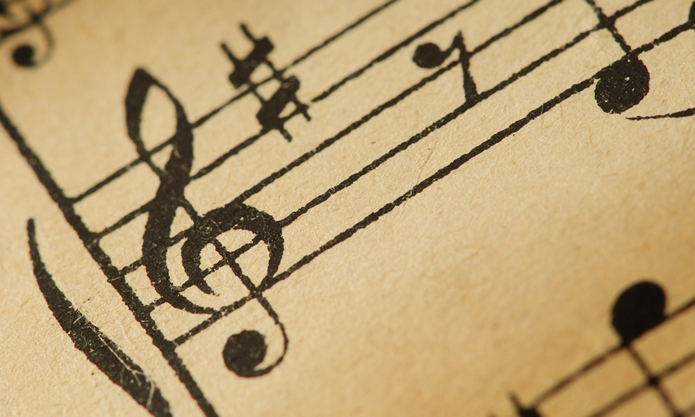 Feature image sheet music