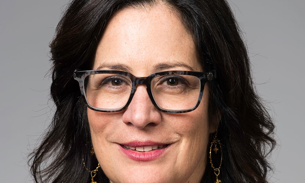 Close-up crop of Joan Saab.