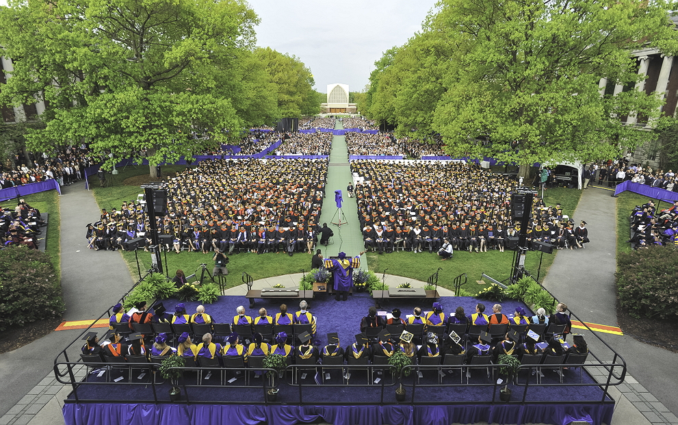 Feature image University of Rochester College Commencement ceremony