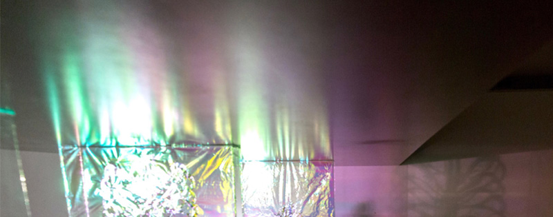 detail from a video installation