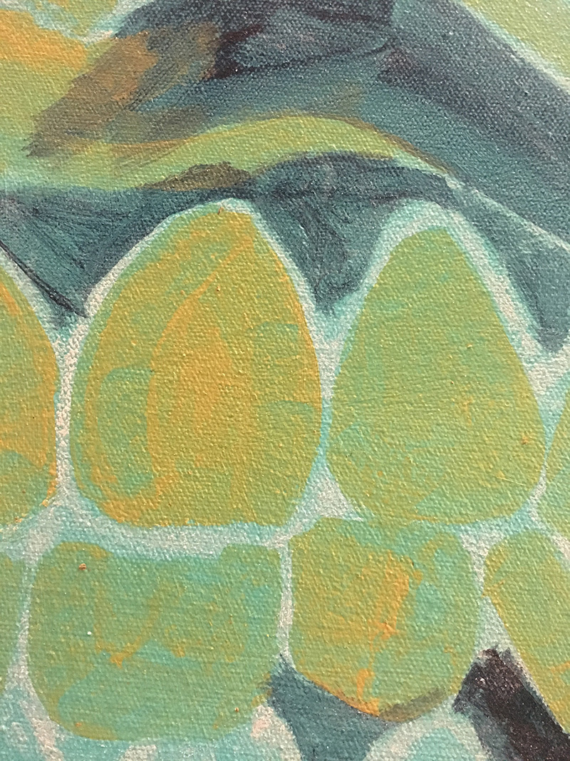 detail from a painting