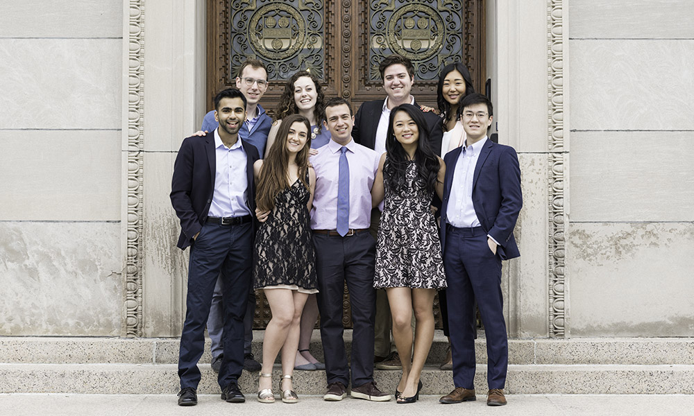 Feature image members of the senior class council for the Class of 2018