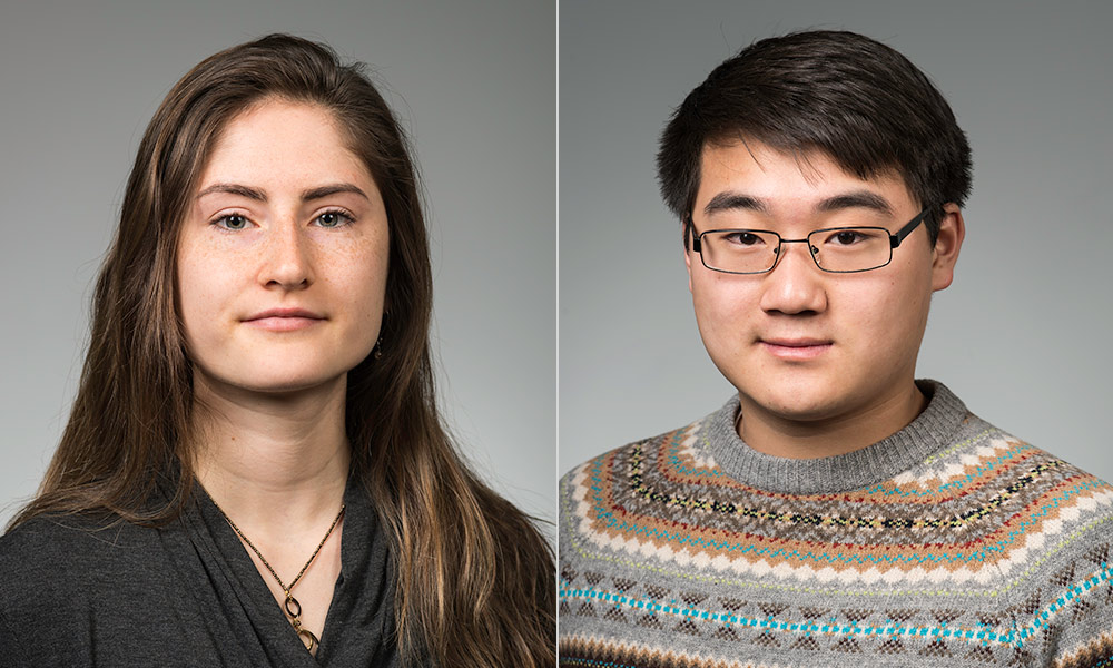 Feature image portrait of two students
