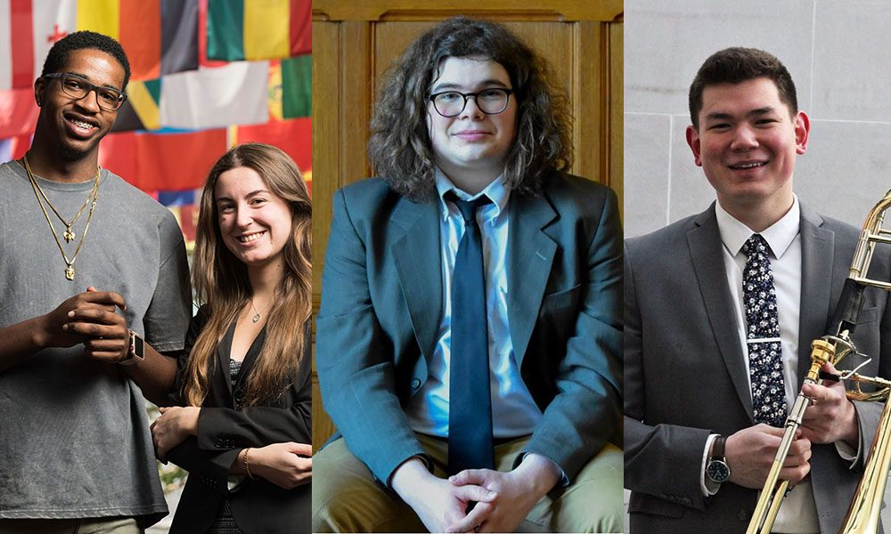 Feature image Students' Association leaders for River Campus and Eastman School of Music