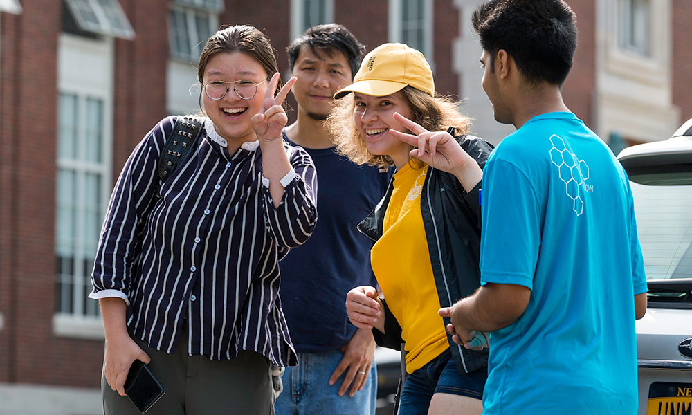 international first-year move-in day