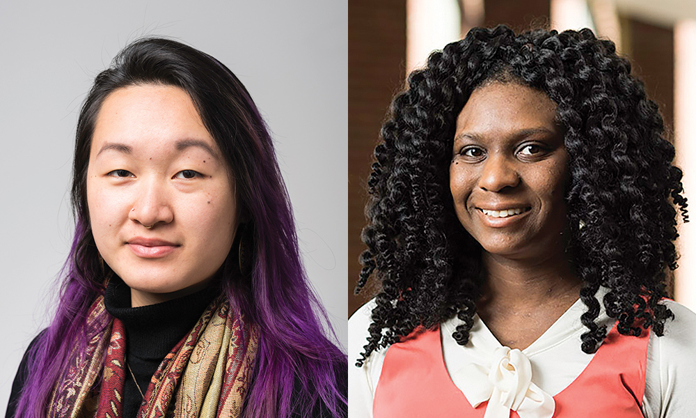 Feature image side-by-side portraits of Jacqueline Tran and Cherish Blackman